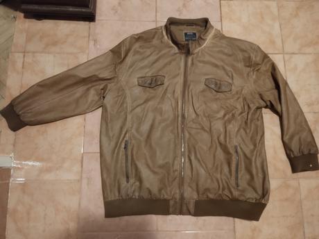 Kozena svetlohneda bunda denim, vel. 6xl, denim,5xl