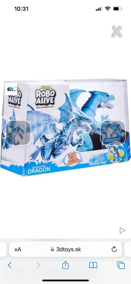 Robo alive modrý drak, 
