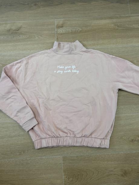 Ružová mikina, sinsay,s