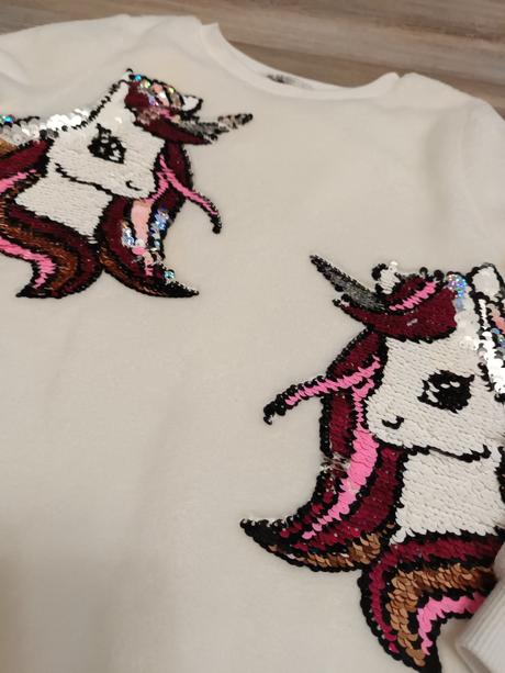 Huňatá mikina, h&m,134