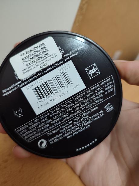 Yves rocher zmatňujúci púder, 