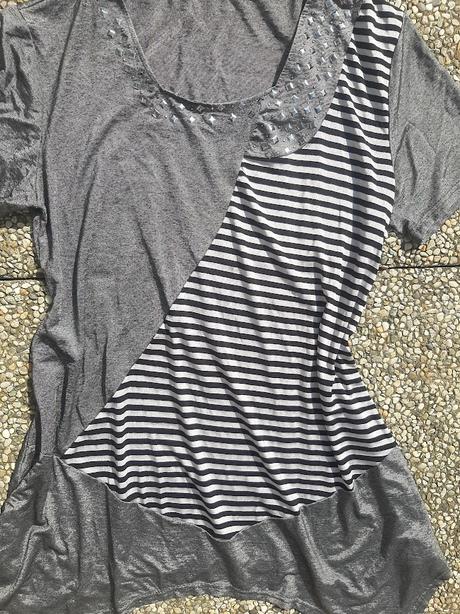 Asymetrické tričko velk. l., l