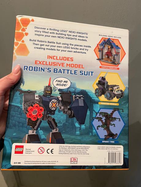 Kniha nexo knights build your own adventure, 