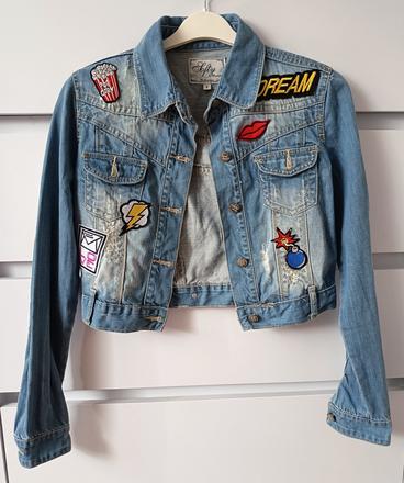 Riflová bunda softy denim, s