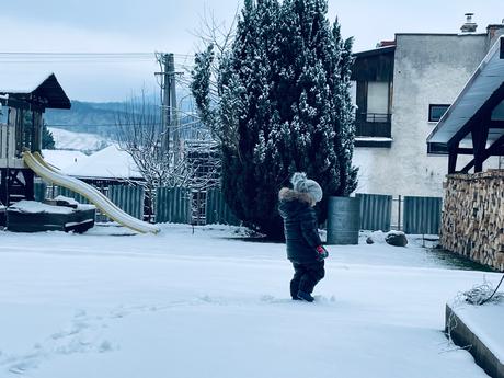 Zimná súprava (oteplovačky + bunda) 92/98, 98