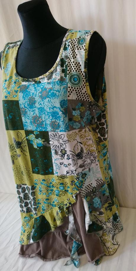 Dámsky top s farebným vzorom, india, xl