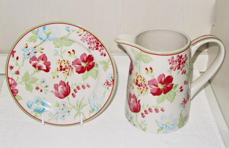 Green gate džbán a tanier - sada, 