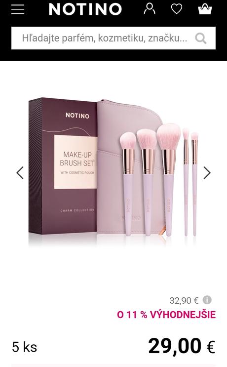 Notino make-up brush set,