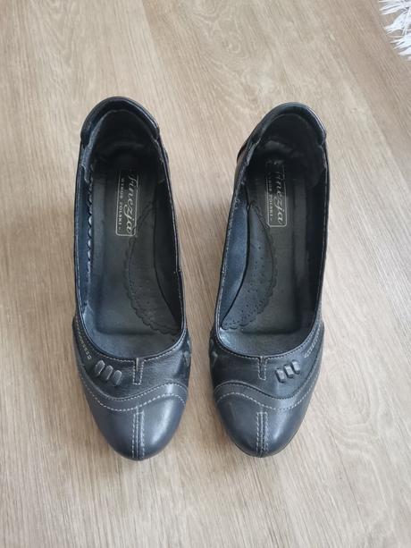 Lodičky, pohodlné, kožené, 37