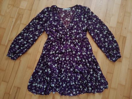 Kvetinové šaty, zara,s