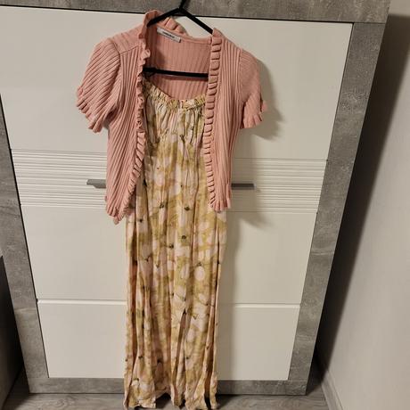 S midi saty s razporkom, h&m,36