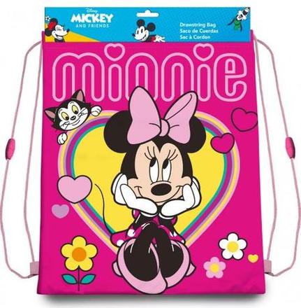 Vrecko na prezúvky minnie srdiečko 40cm,