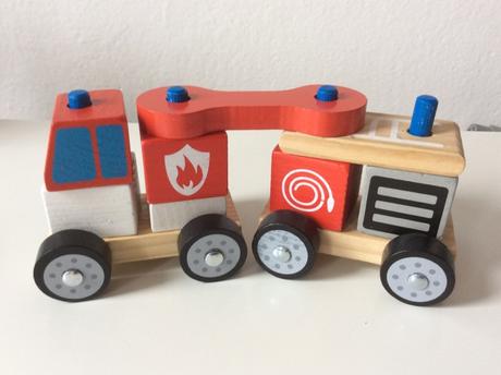 Drevené hasičské autíčko, 