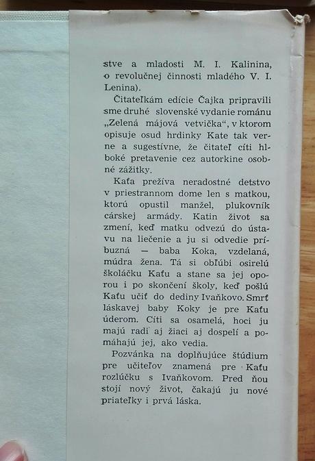 Zelená májová vetvička , marija priležajevová ,