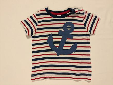 Tričko námornícke, h&m,68