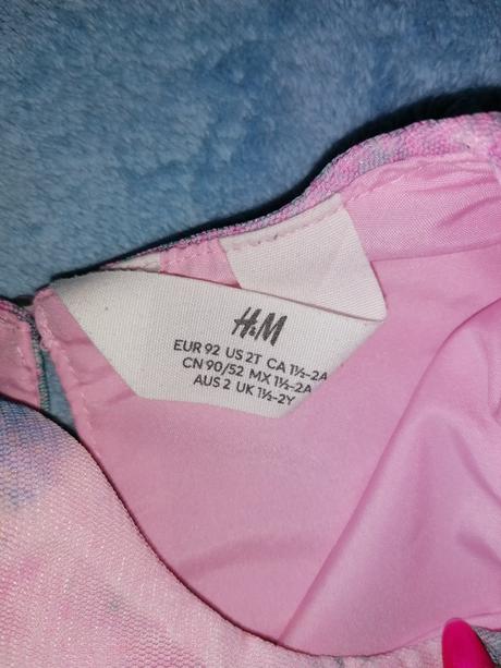 Dúhové saty, h&m,92
