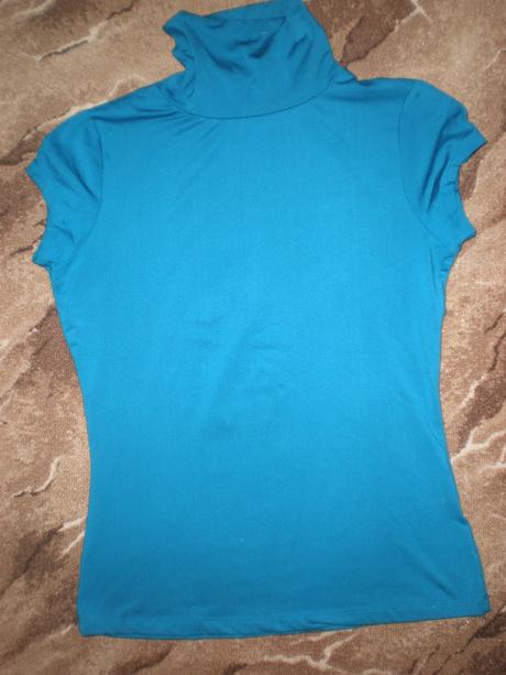 Elegantné tyrkysové tričko, xs