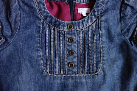 Rifľové šaty na 4 roky, 110