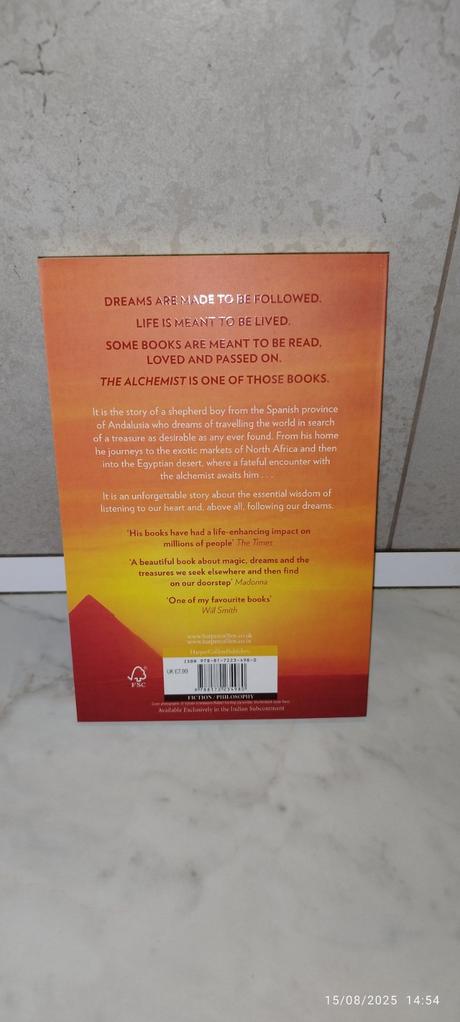 The alchemist - paulo coelho, 