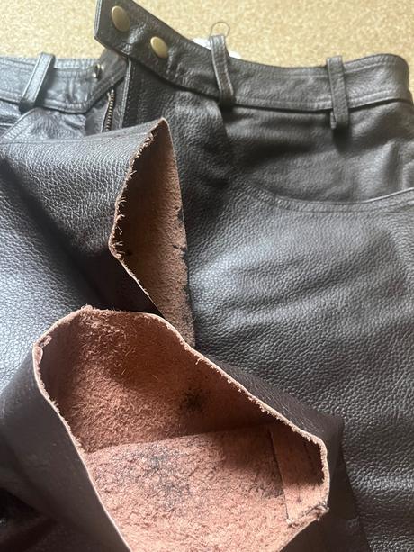 Kožene moto nohavice, l