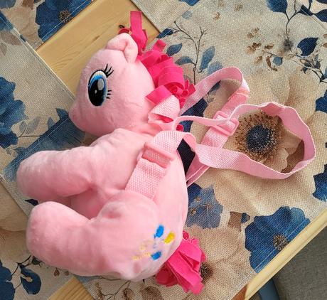 Plyšový batoh my little pony pinkie pie,