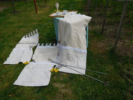 Tkané platno závesy,, 