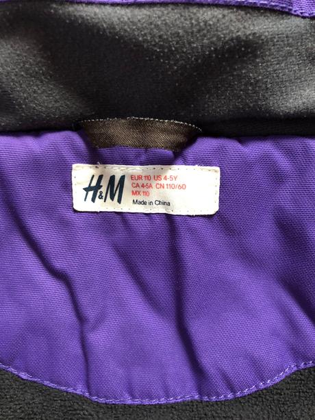 Zimna bunda h&m, h&m,110