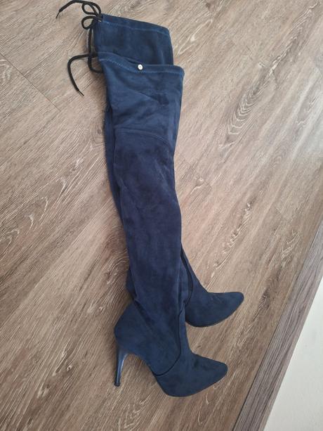 Vysoké semišové čižmy, 39