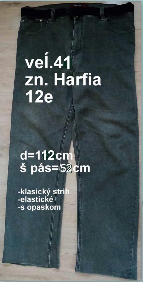 Pánske rifle veĺ.41, zn.harfia jeans, 41