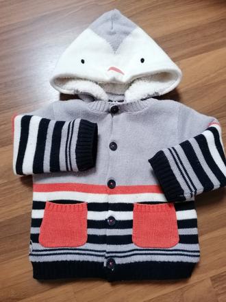 Boboli svetrík 74 teply s barančekom, 74