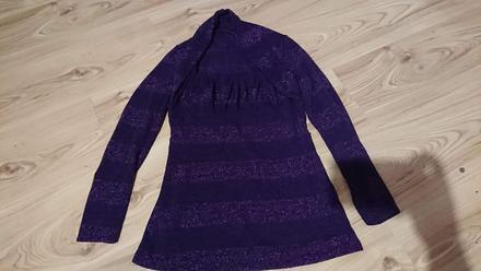 Úpletový trblietavý top, m