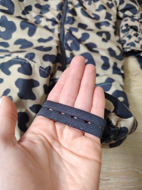 H&m zimný overal a rukavice s leo vzorom, h&m,92