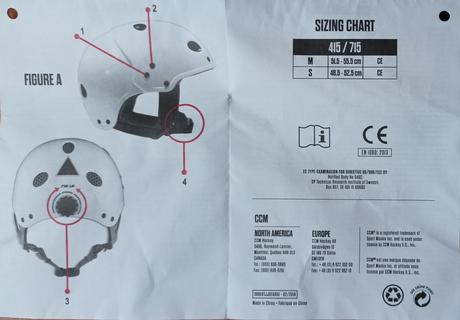 Hokejová prilba 48.5/52.5 cm jofa 715 ls, xs