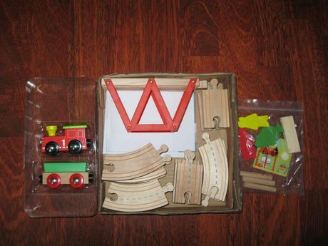 Drevená vlaková súprava carousel,