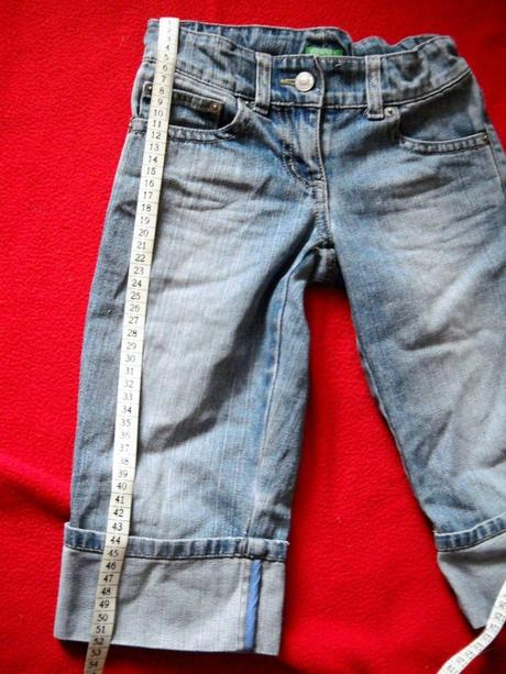 Trojštvrťové rifle alebo po kolená, benetton,128