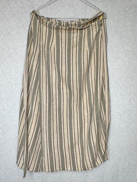 Zavinovacia sukňa v natural look, m