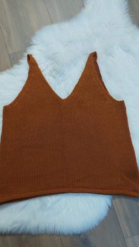 Hackovane tielko, h&m,xs