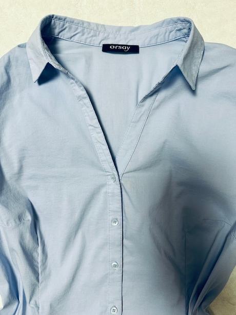 Bledomodrá košeľa s elastanom zn. orsay, orsay,m