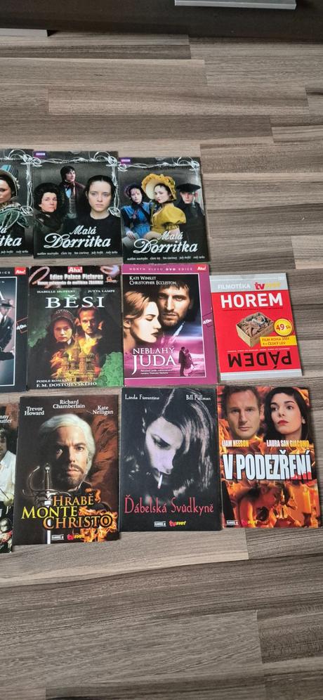 Rôzne filmové dvd,