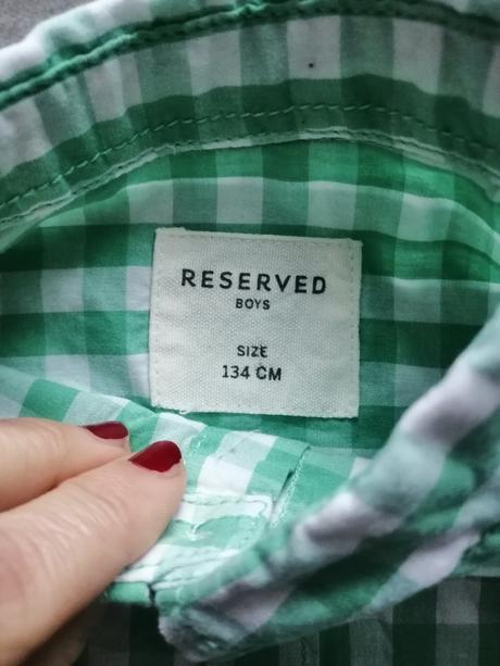 Kockovaná košeľa reserved, v134, 8-9r., reserved,134