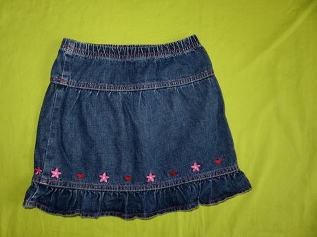 Riflová suknička, bhs,104