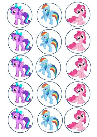 Jedle obrazky na muffiny, 