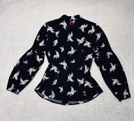 Čierna blúzka so vzorom zn. magenta, m