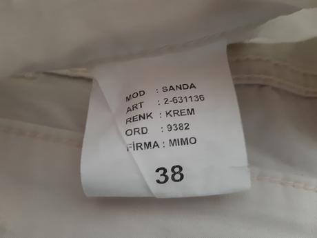 Dámske béžové nohavice, 38