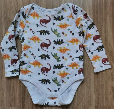 Body dinosaury 12-18m, f&f,86