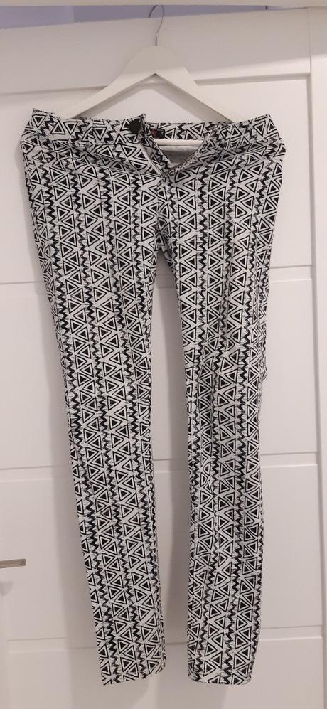 Rifle čierno-biele veľ. s, fishbone,s