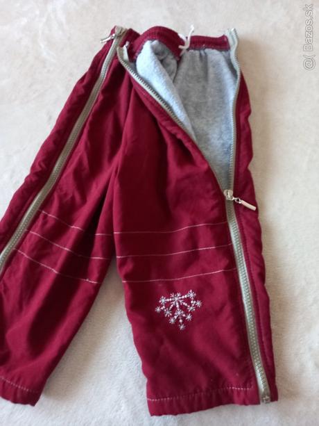Vetrovka + zateplené nohavice, 98