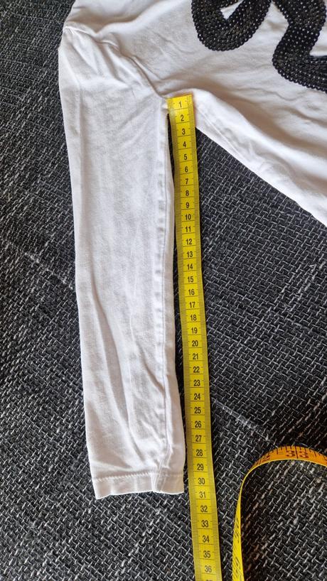 Biele tričko s mašľou, f&f,116