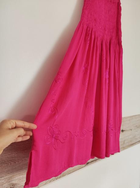 Letné ružové šaty, m