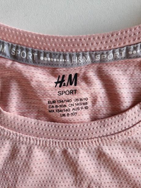 Športové tričko, h&m,134